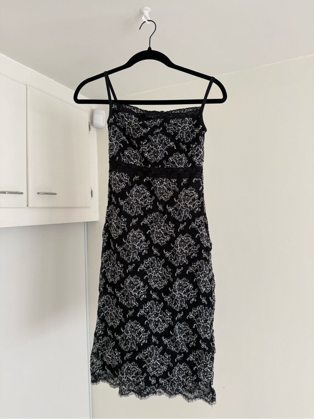 Lace Midi Slip Dress